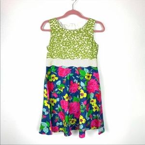 Handmade Spring Floral Cotton Dress 4T